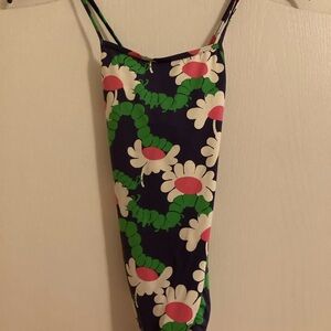Lilly Pulitzer Floral Kids One Piece Swimsuit